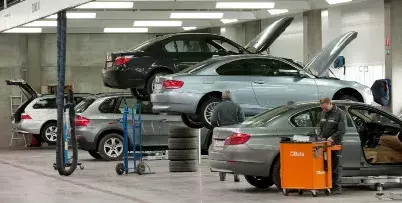 Garage-inrichting werkplaats